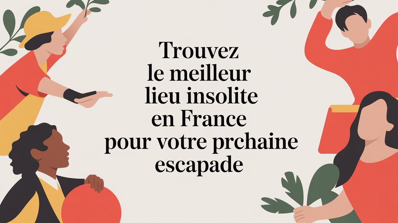 Trouvez le meilleur lieu insolite en France pour votre prochaine escapade