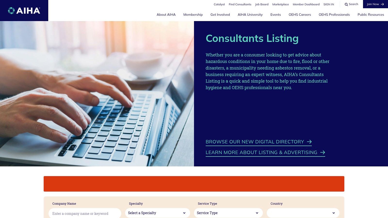 AIHA Consultants Listing