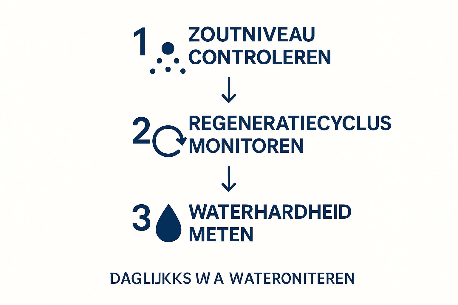 Infographic about onderhoud waterontharder