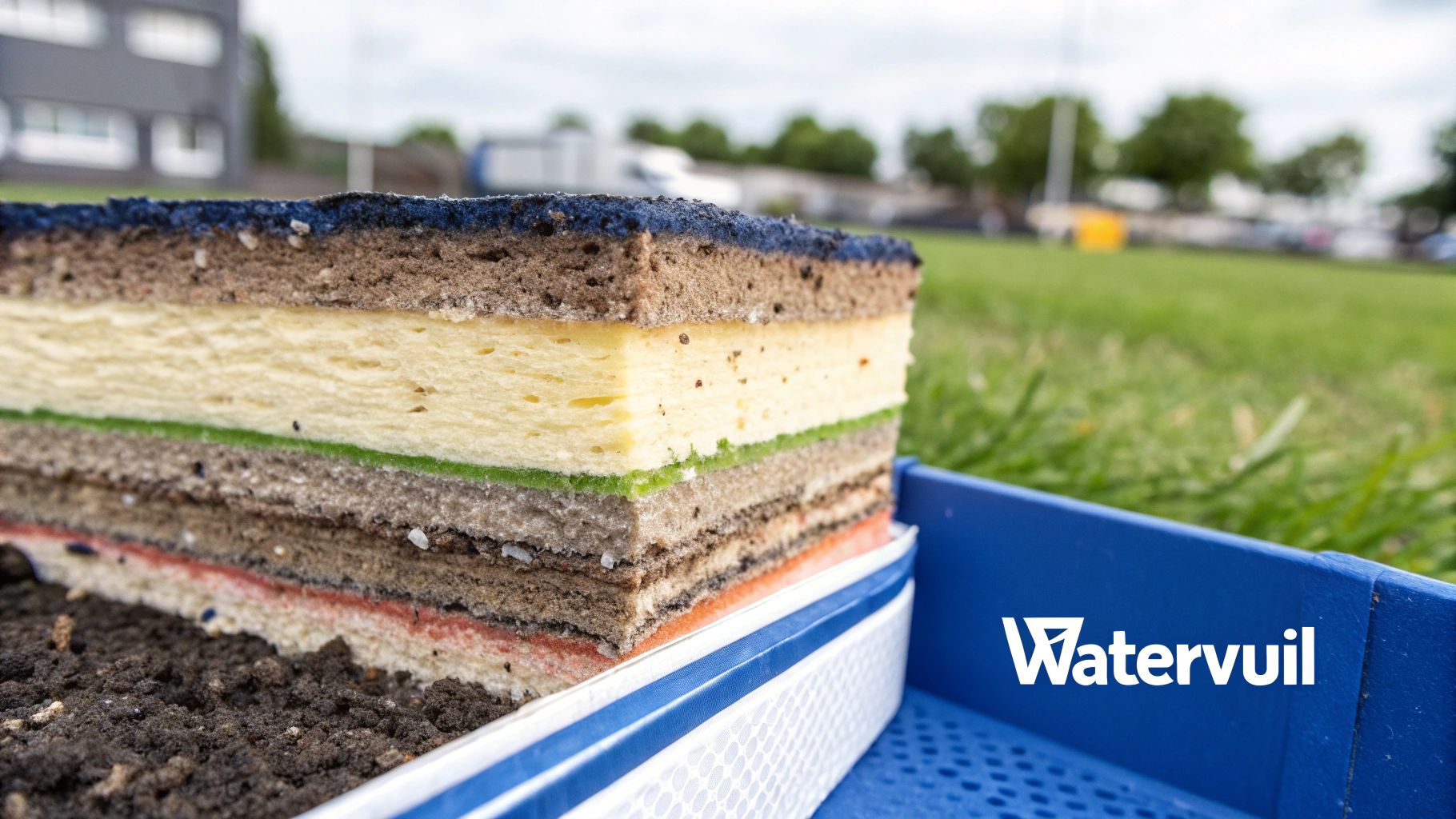Glas met troebel water naast een helder glas water