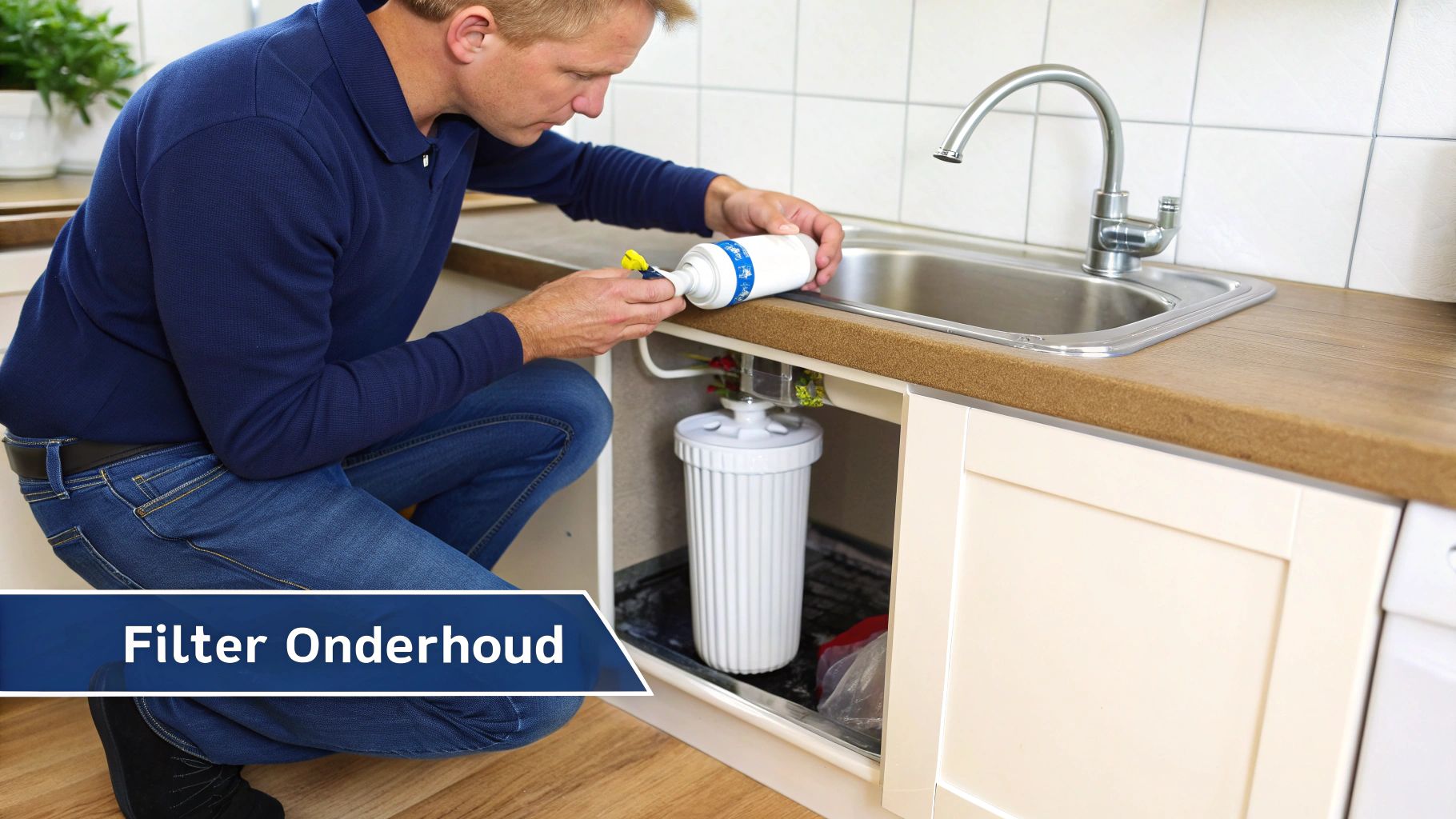 Installatie well water filter