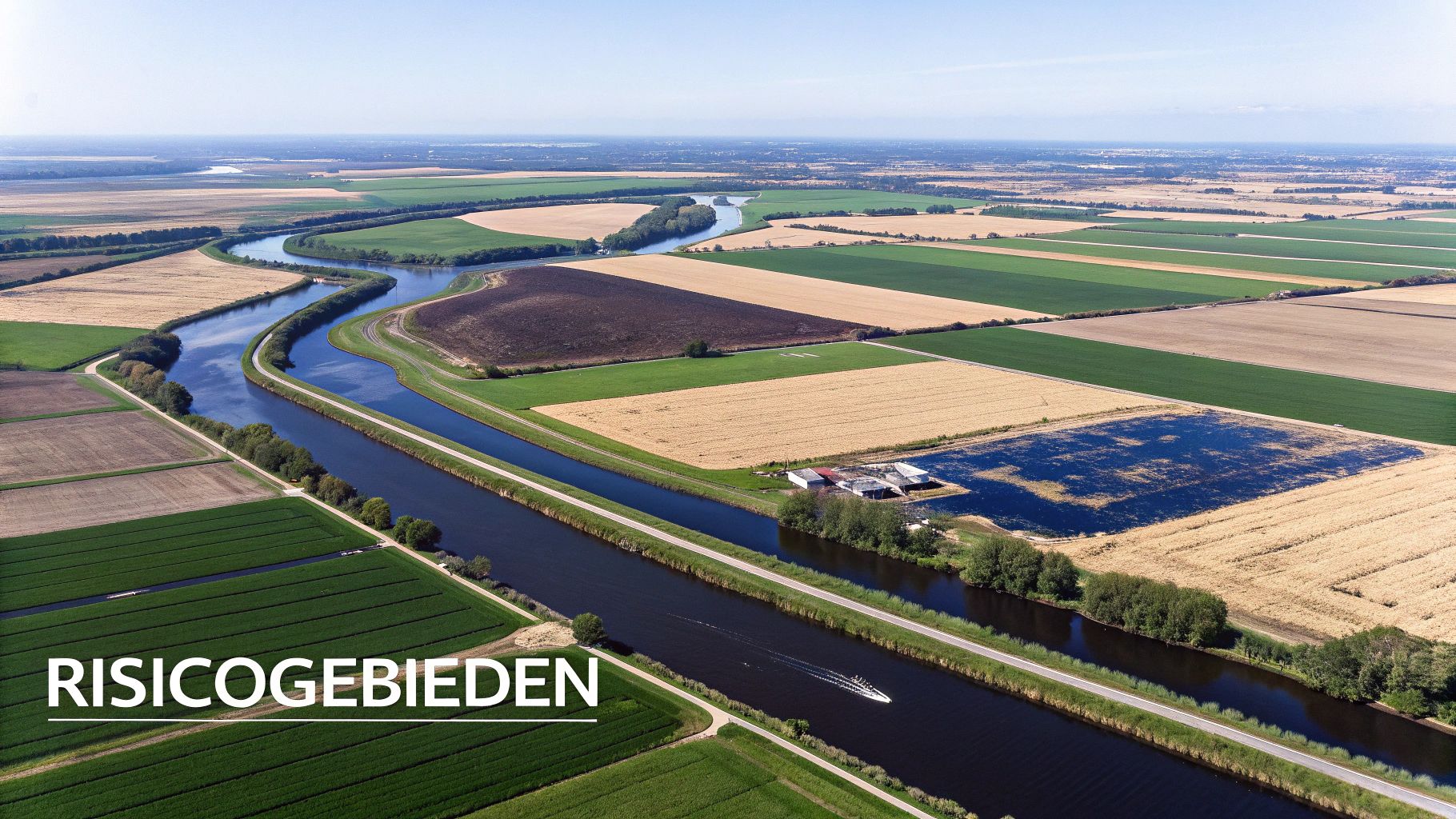 Screenshot van de PFAS-kaart Nederland, die meetpunten in het land toont