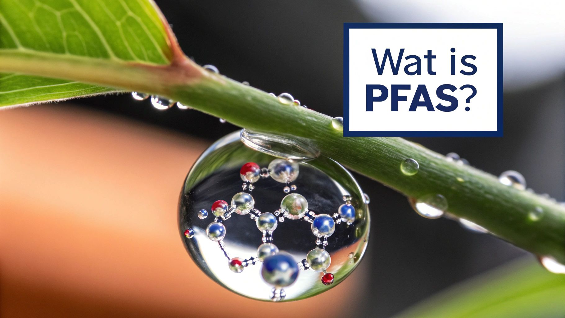 PFAS in water