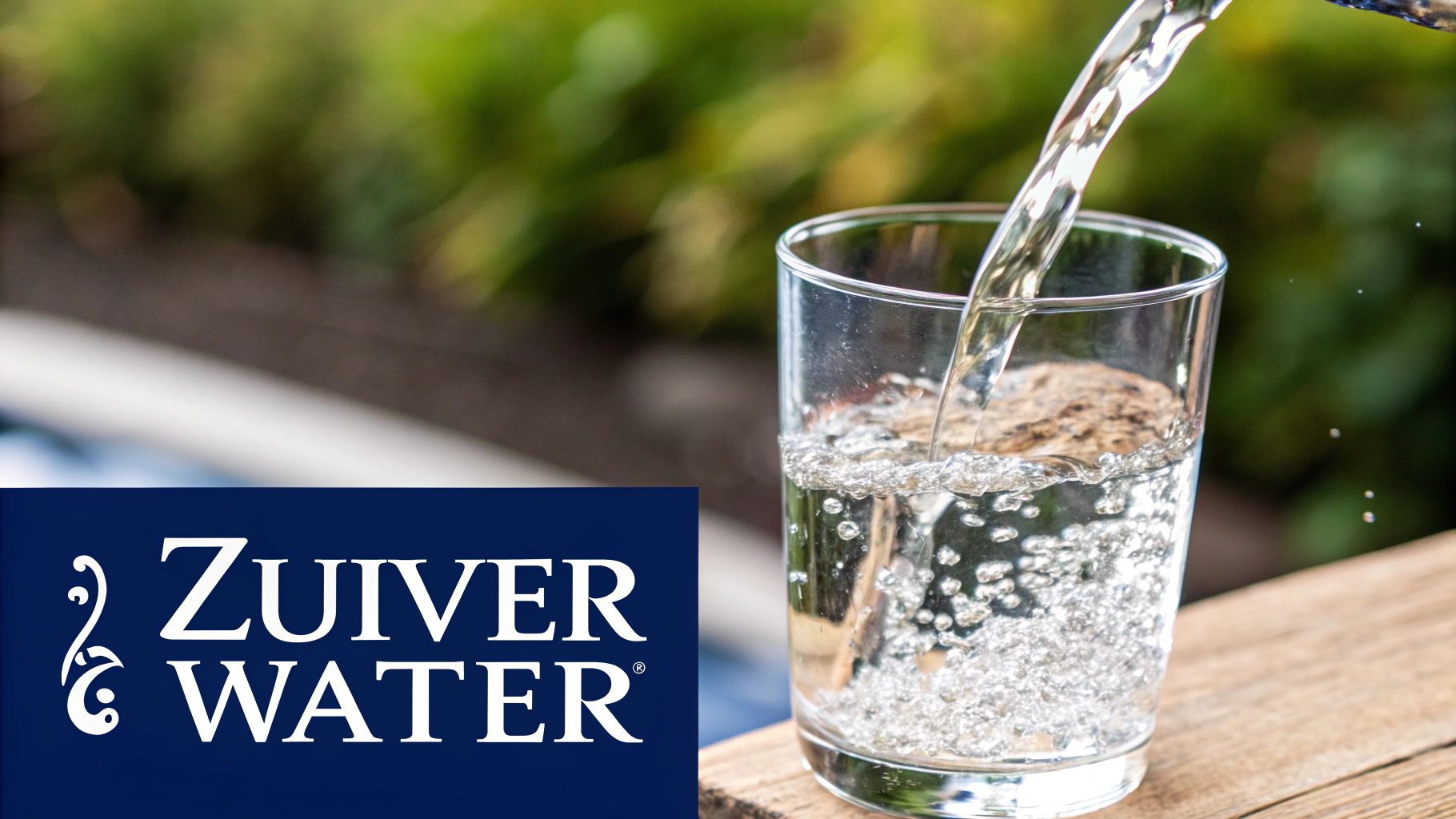 Belgisch gezin drinkt water