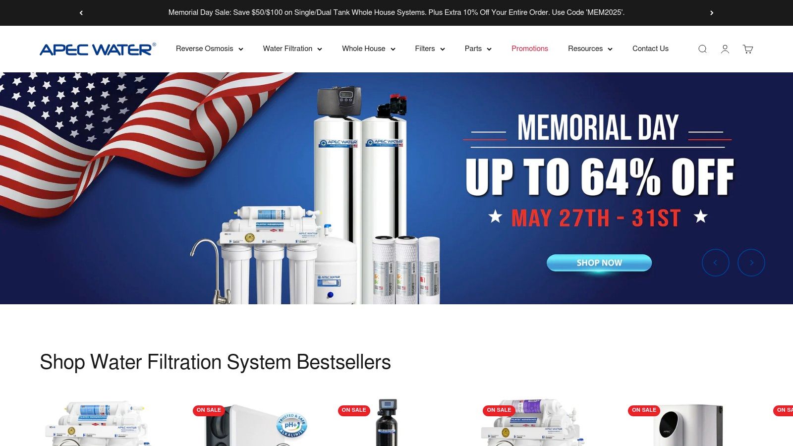 APEC Water Systems ROES-50 5-Stage Reverse Osmosis System