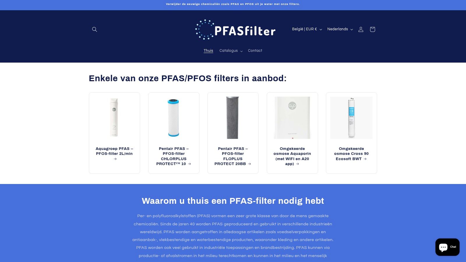 PFAS Filter Shop