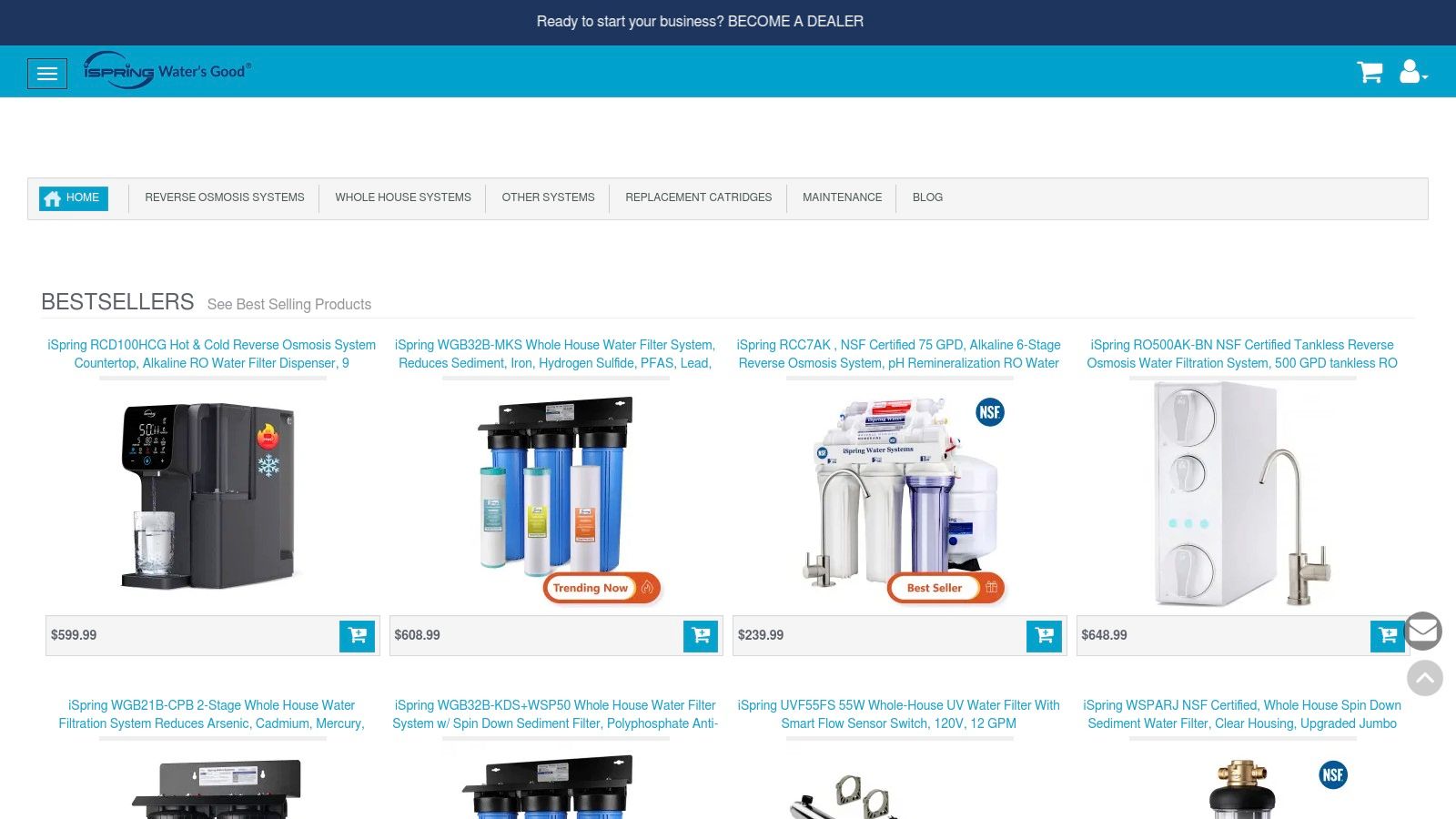 iSpring RCC7AK 6-Stage Reverse Osmosis System