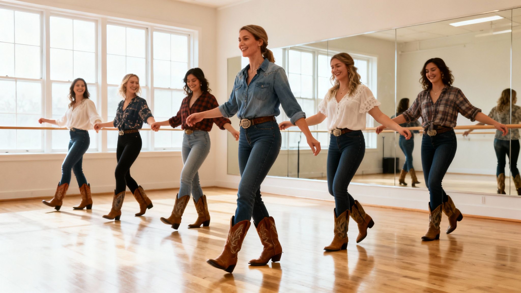 Private Line Dancing Lesson and Party