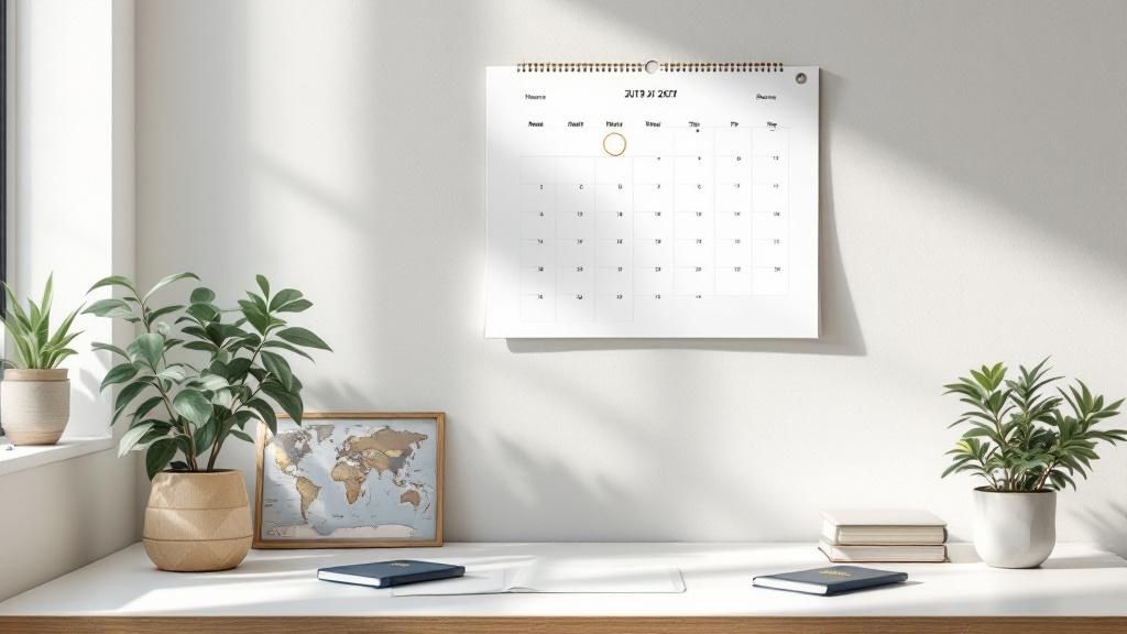 Choose a Date and Destination