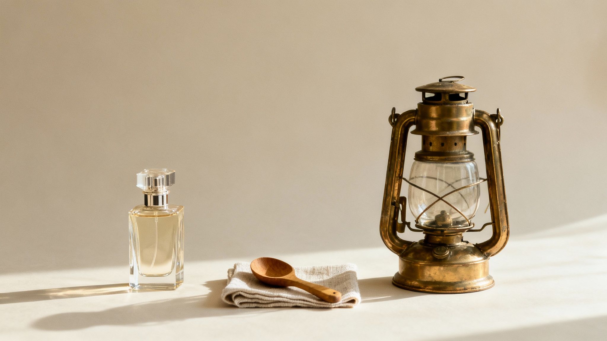 A group of smiling women at a bachelorette party holding custom-made perfume bottles.