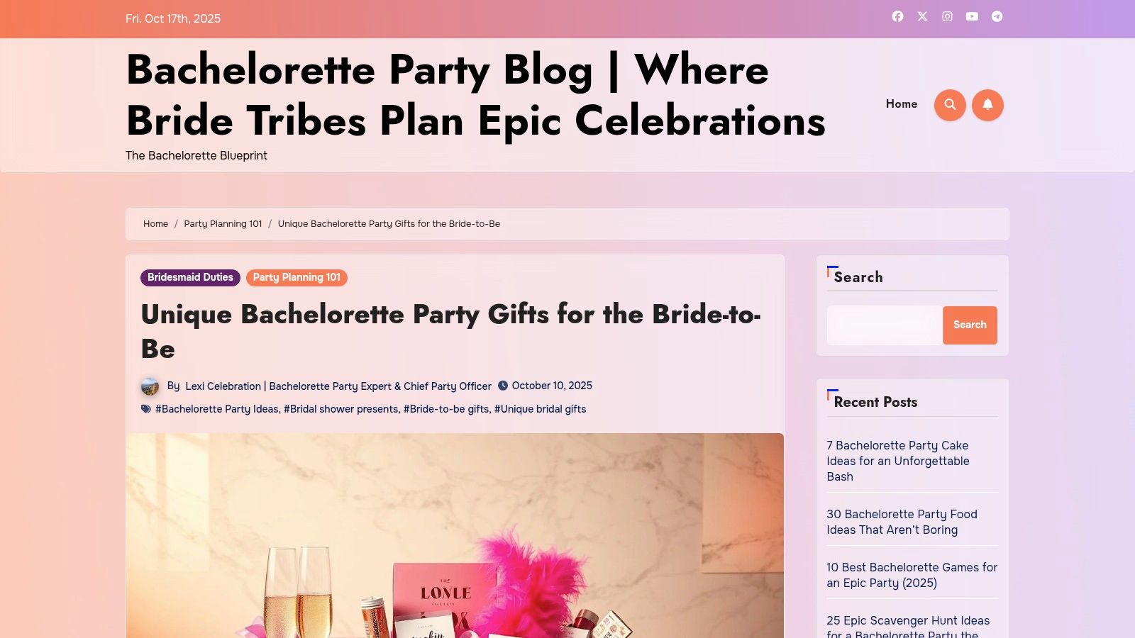 Bachelorette Party Gifts
