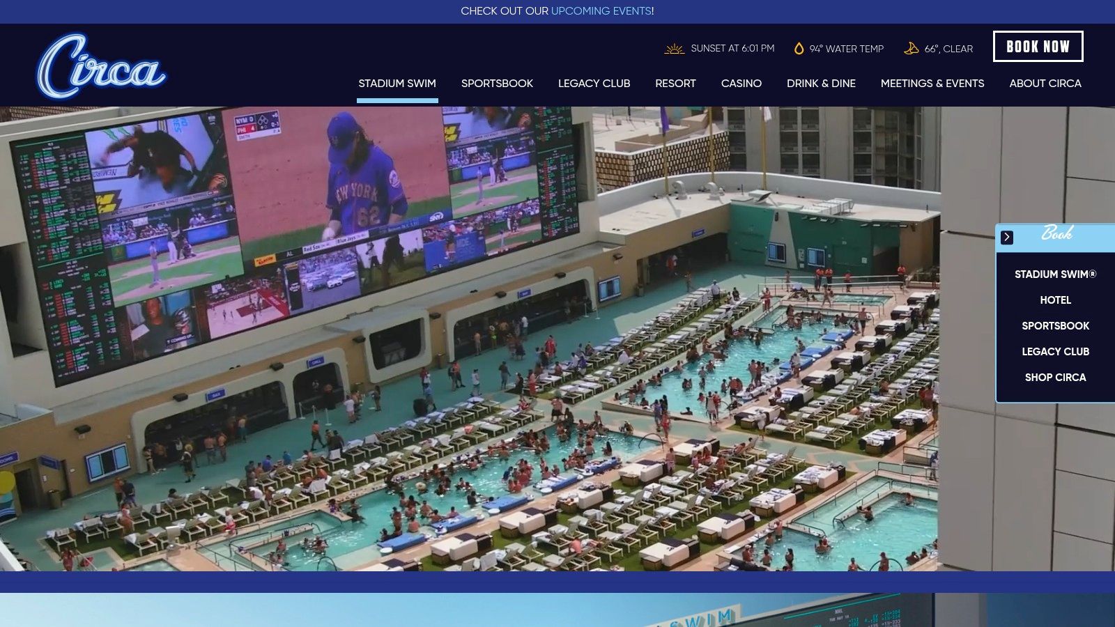 Circa Las Vegas – Stadium Swim (official site)