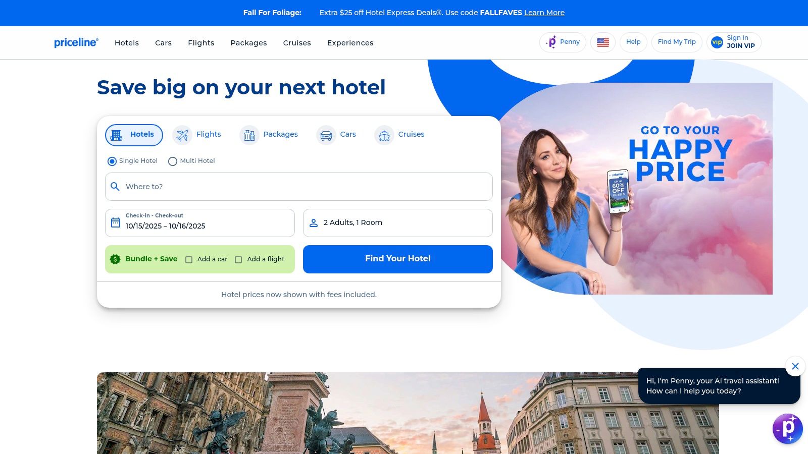 Priceline (including Express Deals)