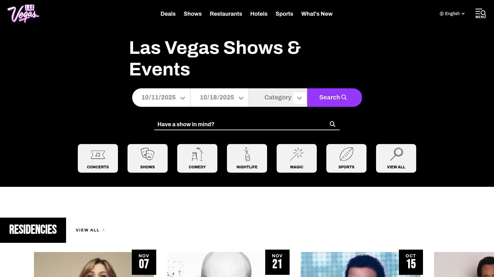 Visit Las Vegas (Official LVCVA site)