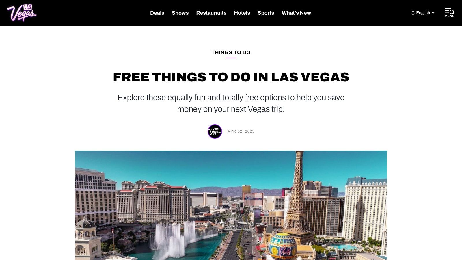 Visit Las Vegas (LVCVA) – Official Destination Guides