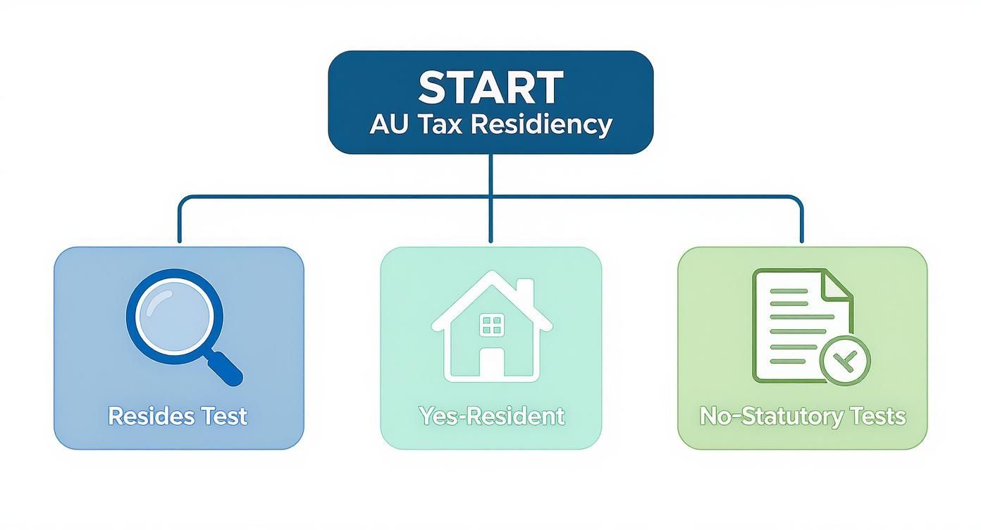 Infographic about tax residency certificate australia