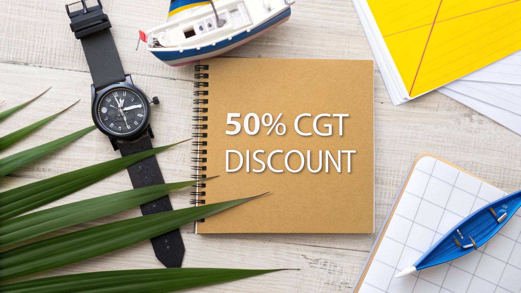 A collection of valuable personal items like a classic watch, vintage camera, and art, representing personal use assets and collectables.
