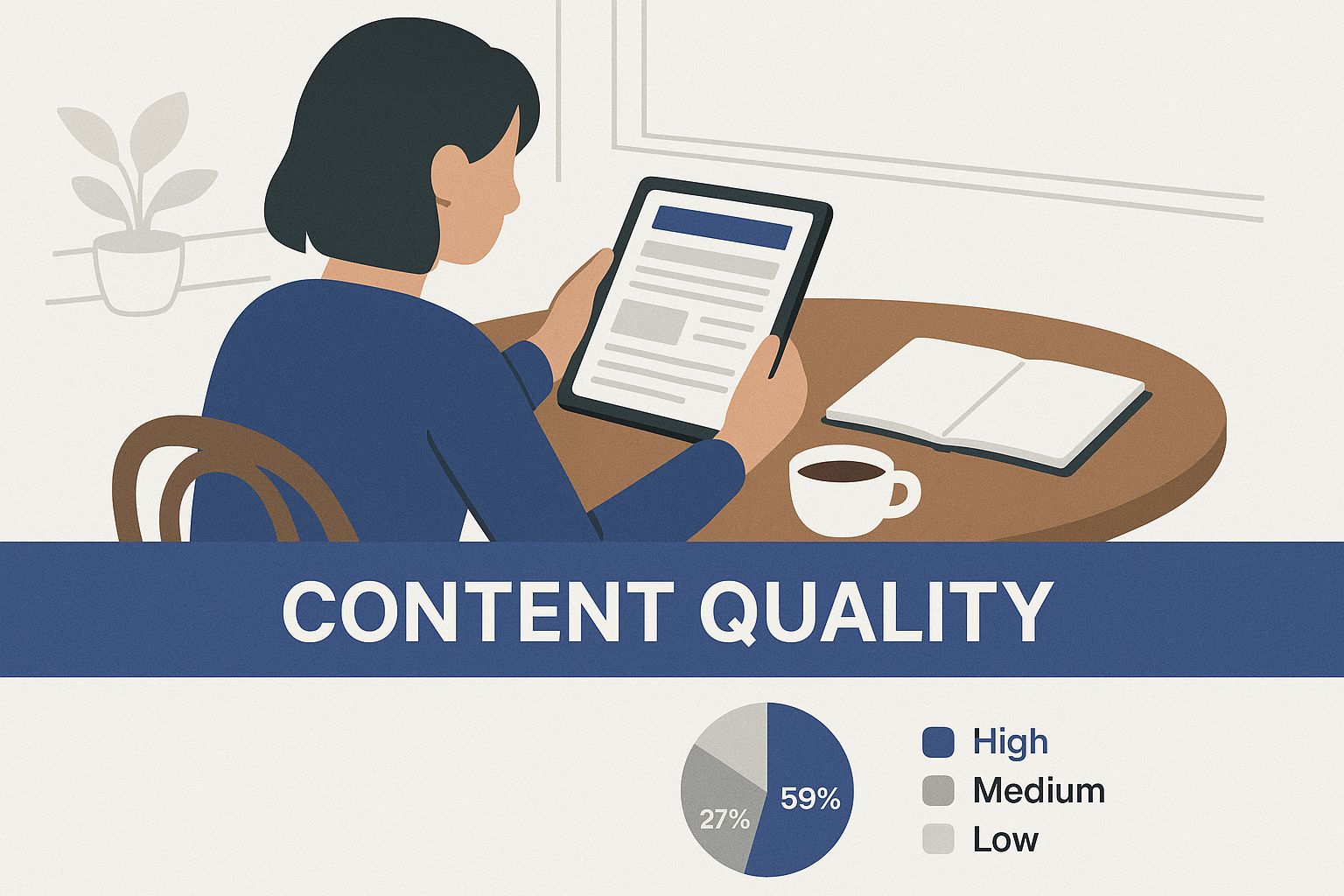 Infographic about how to review websites