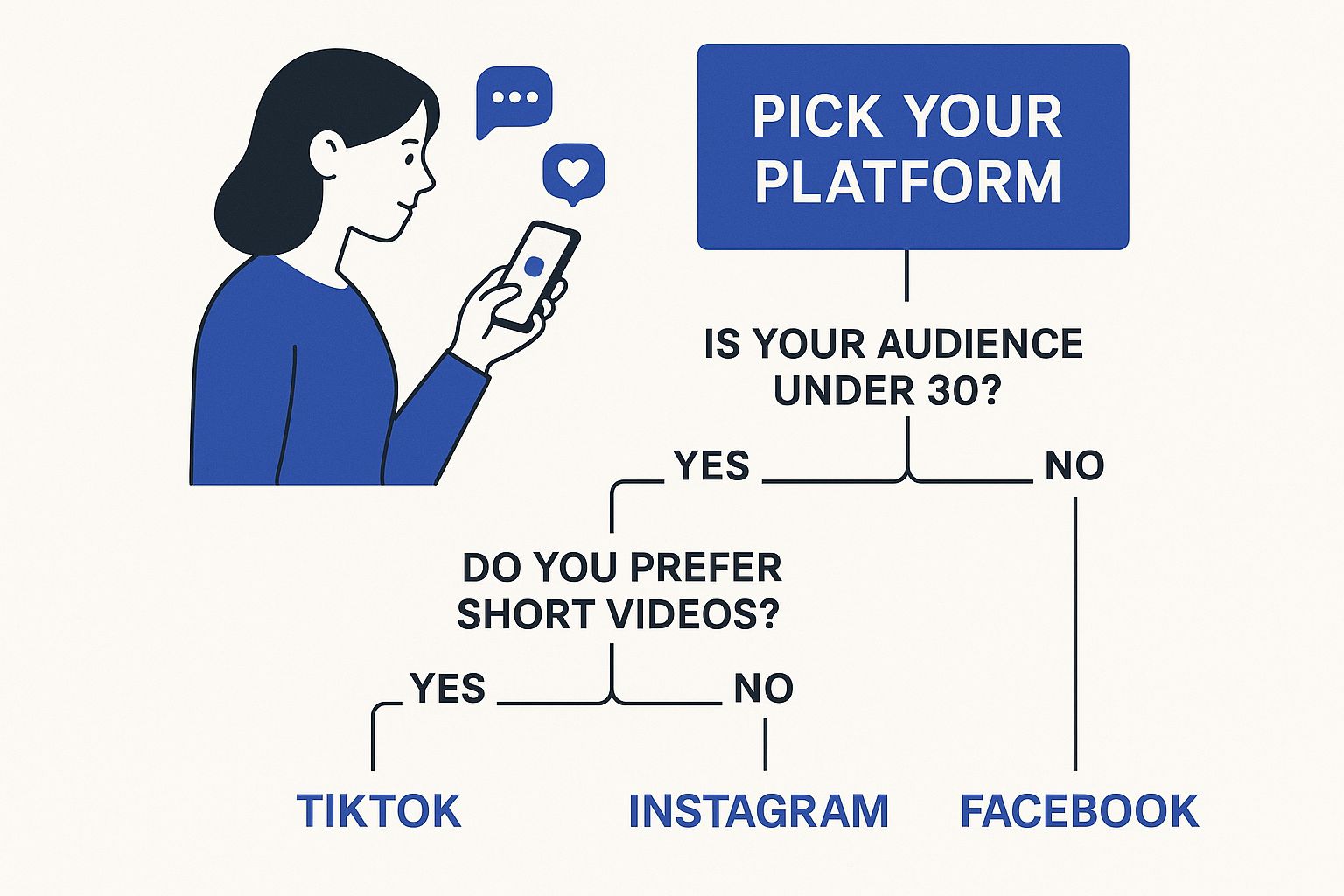 Infographic about how to share a video
