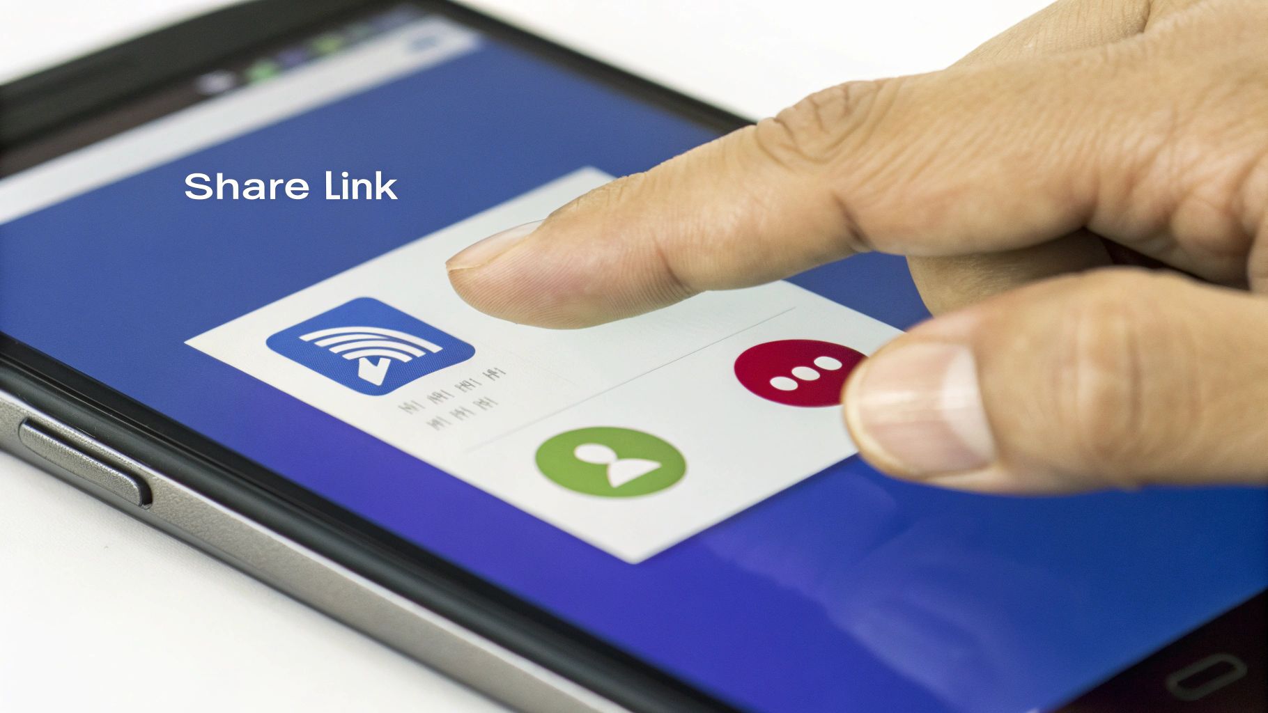 Image depicting private video sharing