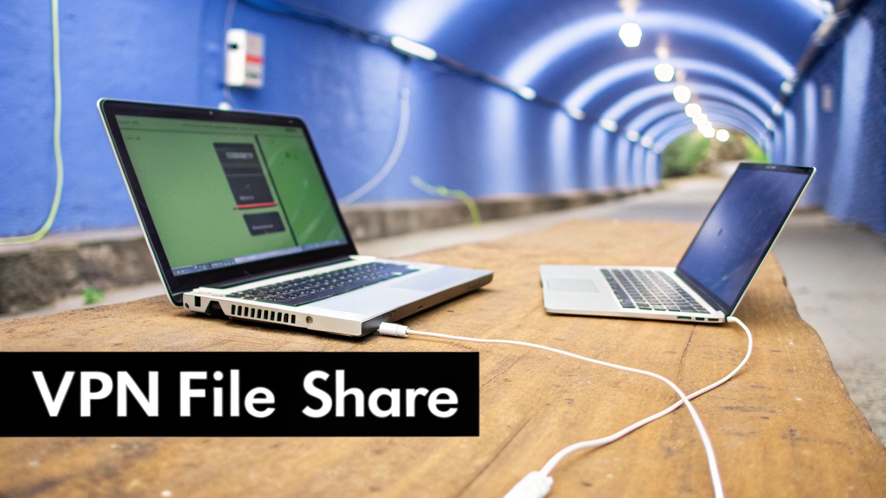 Virtual Private Networks (VPNs) with Shared Folders