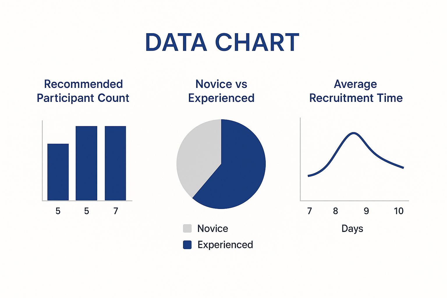 Infographic about how to conduct usability testing