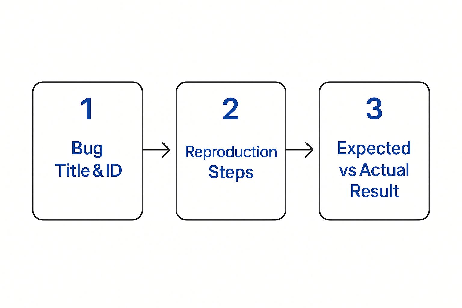 Infographic about software bug reporting template