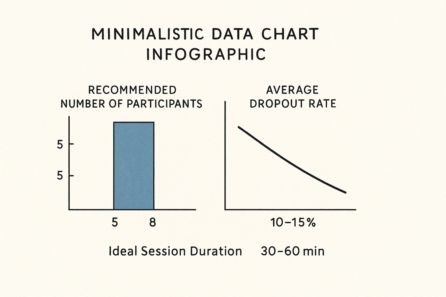 Infographic about how to conduct usability testing
