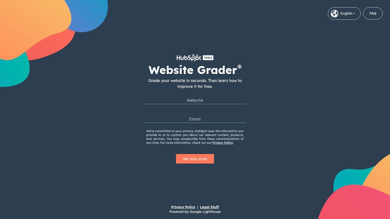 HubSpot Website Grader