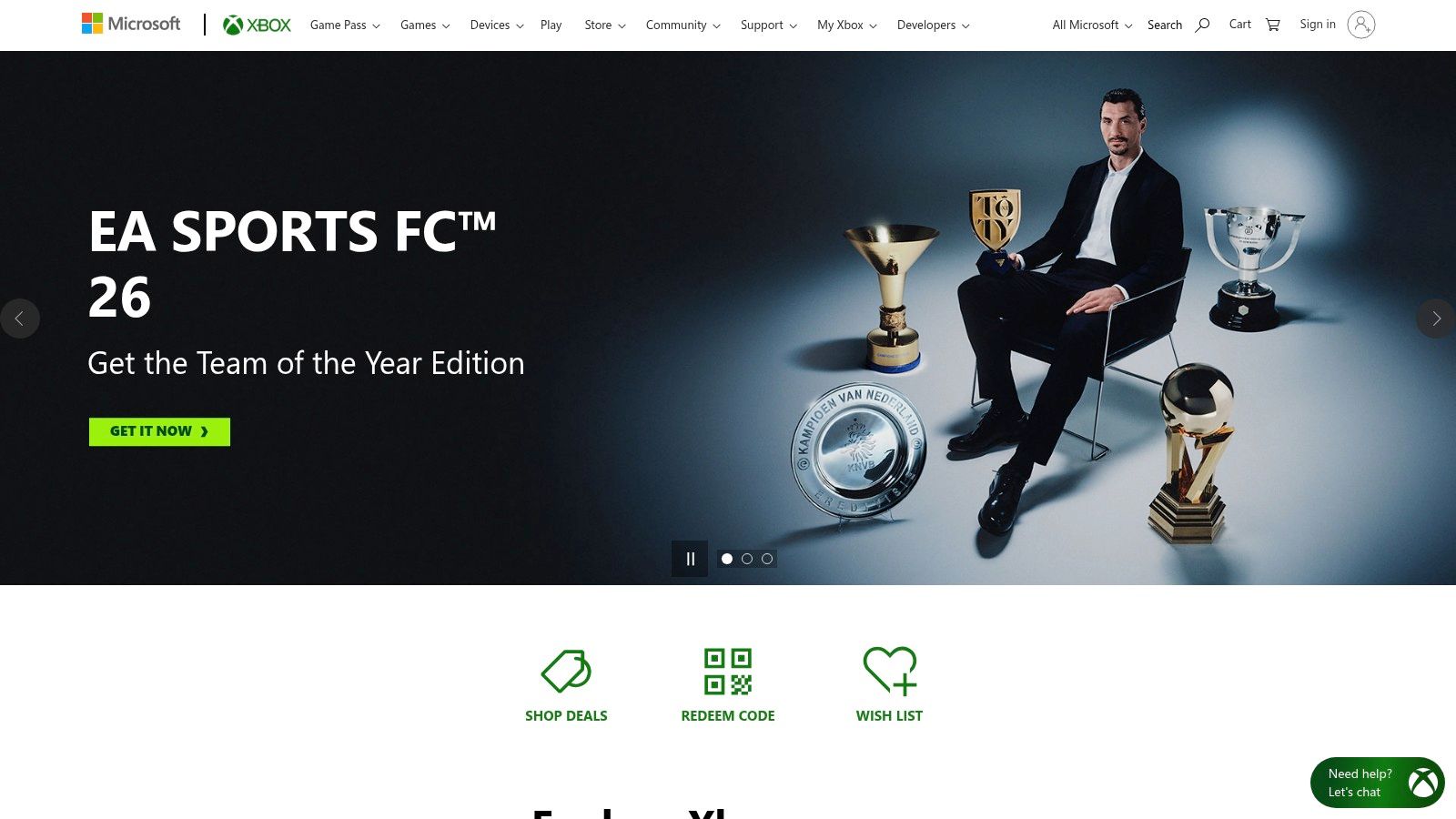 Microsoft Store / Xbox