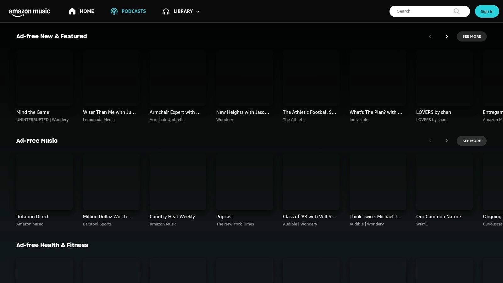 Amazon Music (Podcasts)