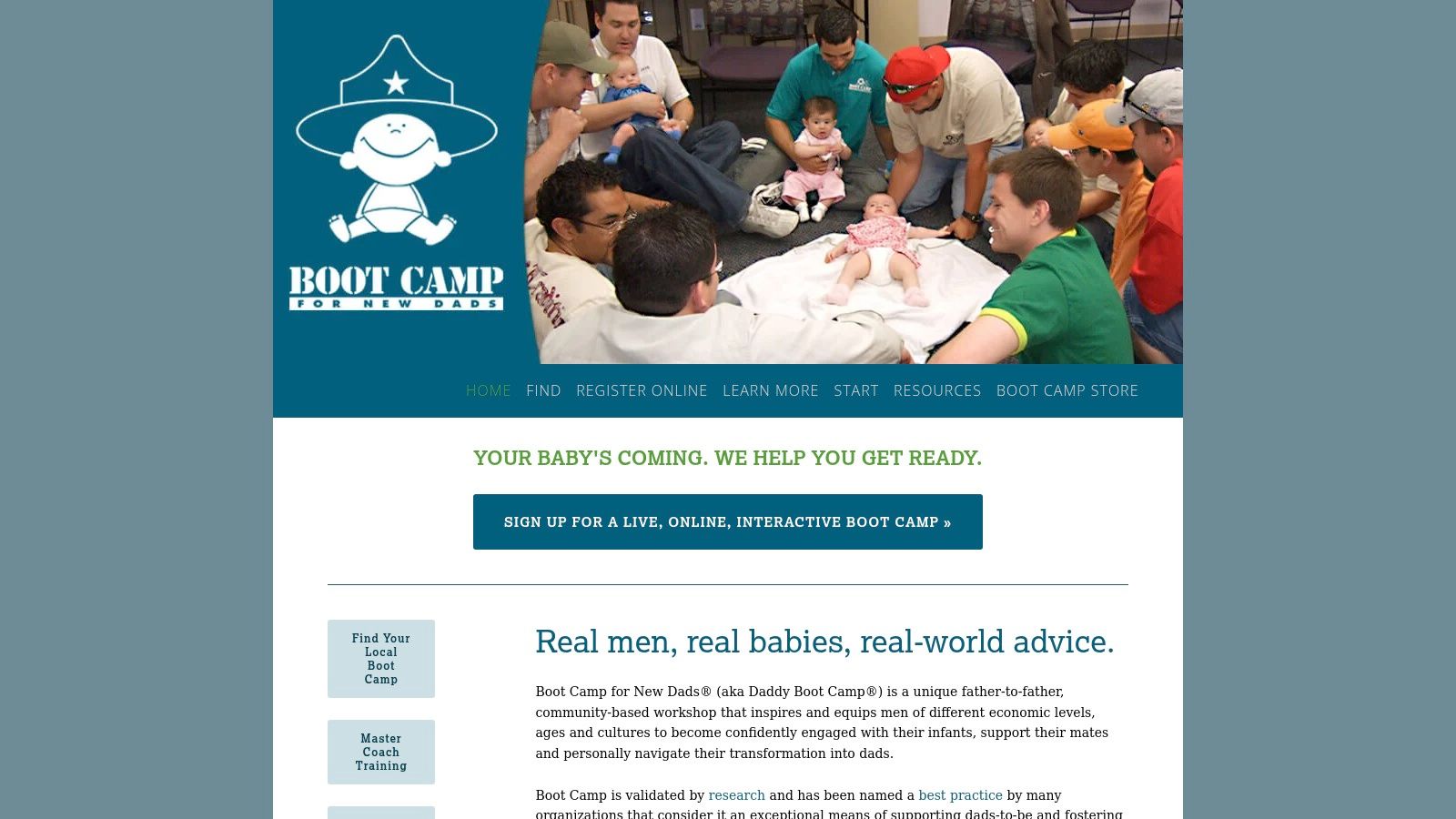 Boot Camp for New Dads