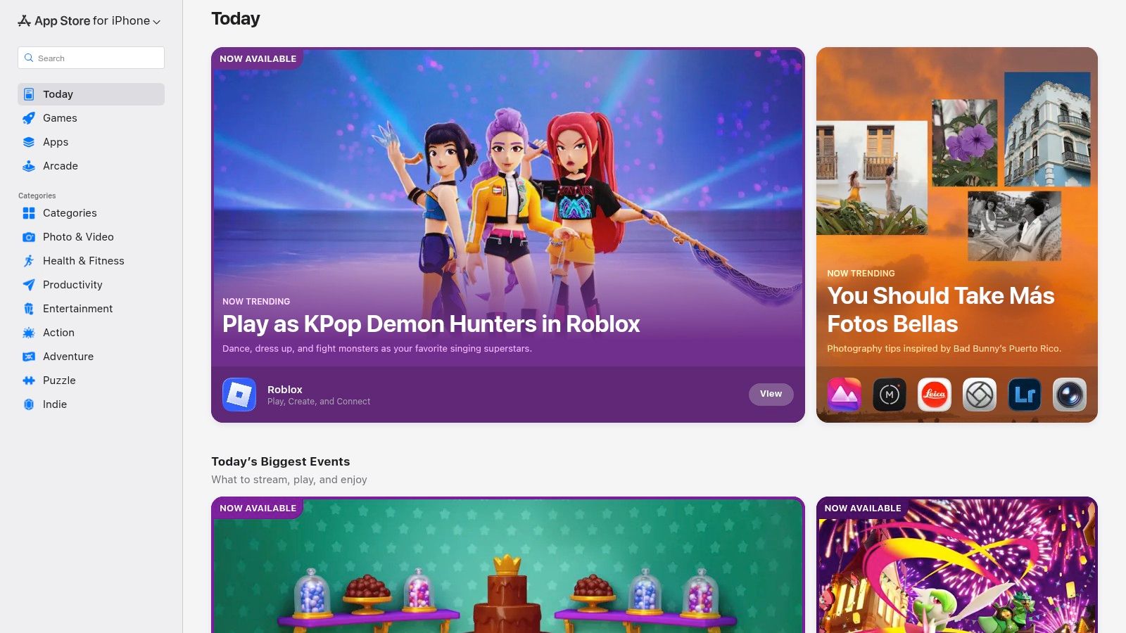 Apple App Store (iOS)