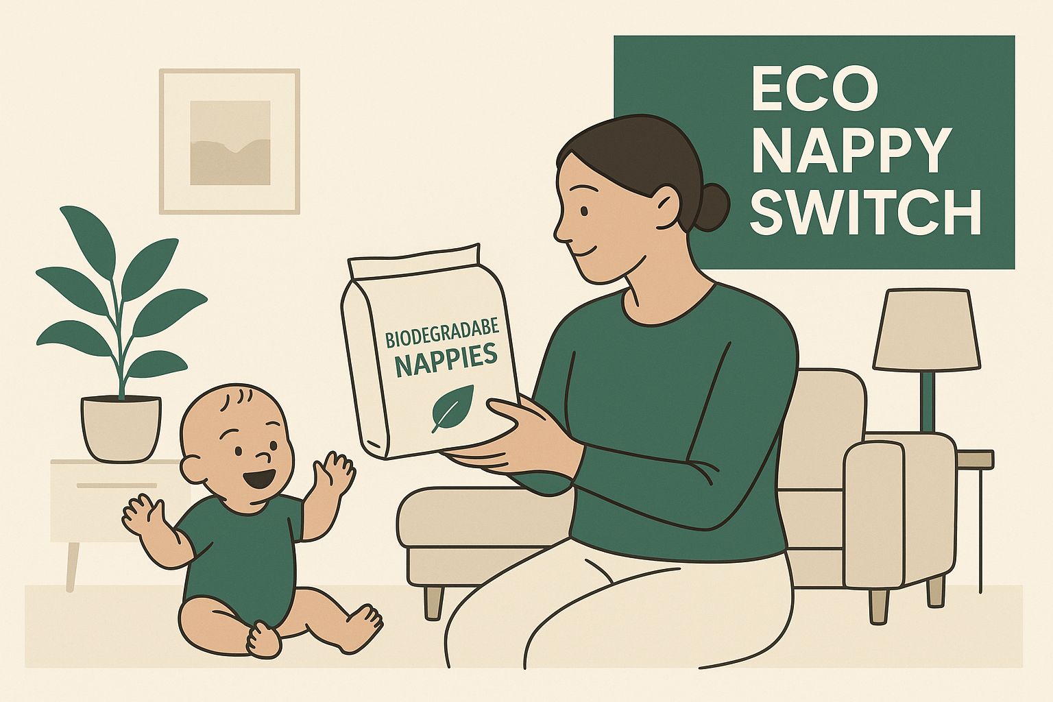 Infographic about best eco nappies australia