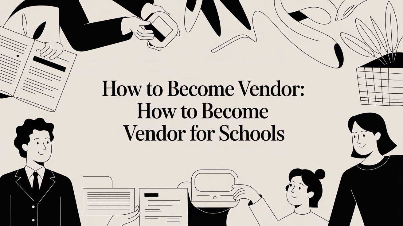 How to Become Vendor: how to become vendor for Schools