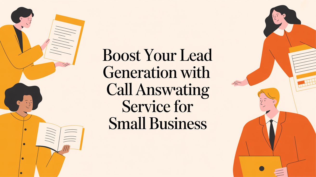 Boost Your Lead Generation with call answering service for small business