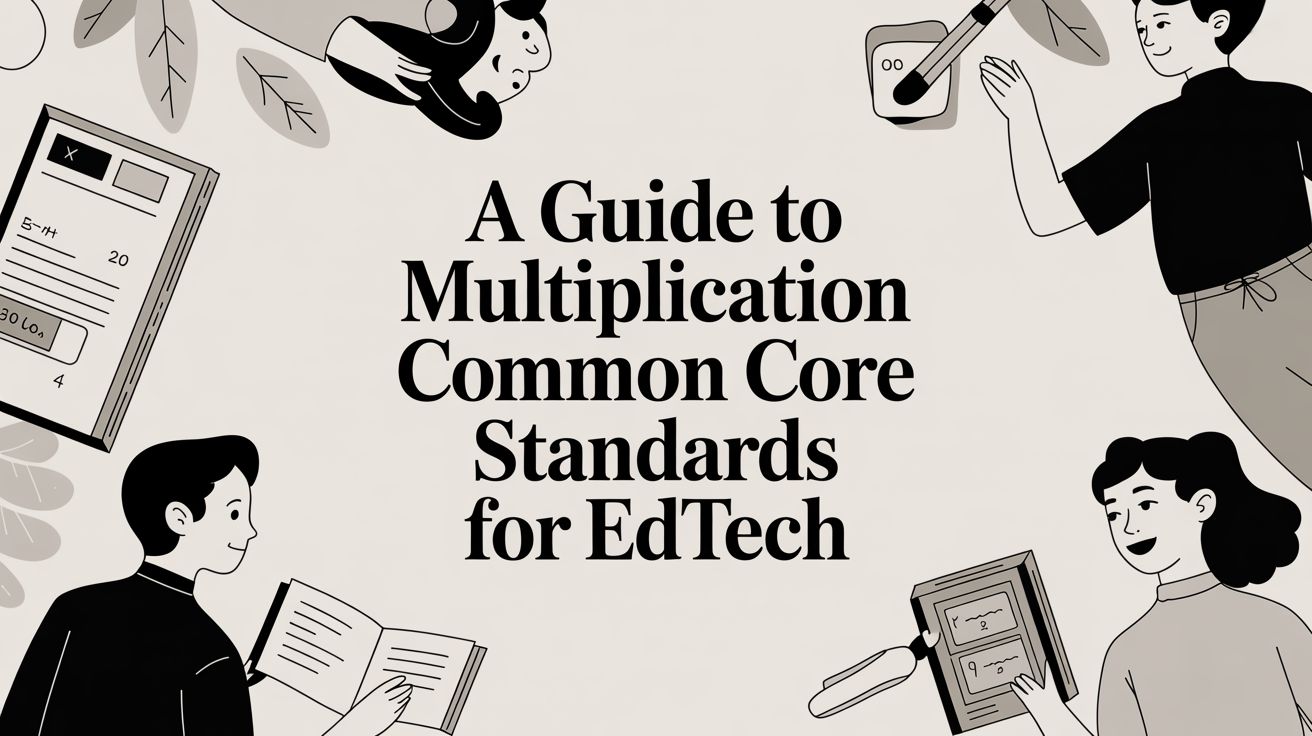 A Guide to Multiplication Common Core Standards for EdTech