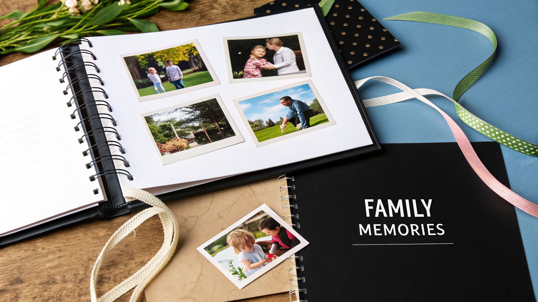 Custom Family Photo Album or Scrapbook