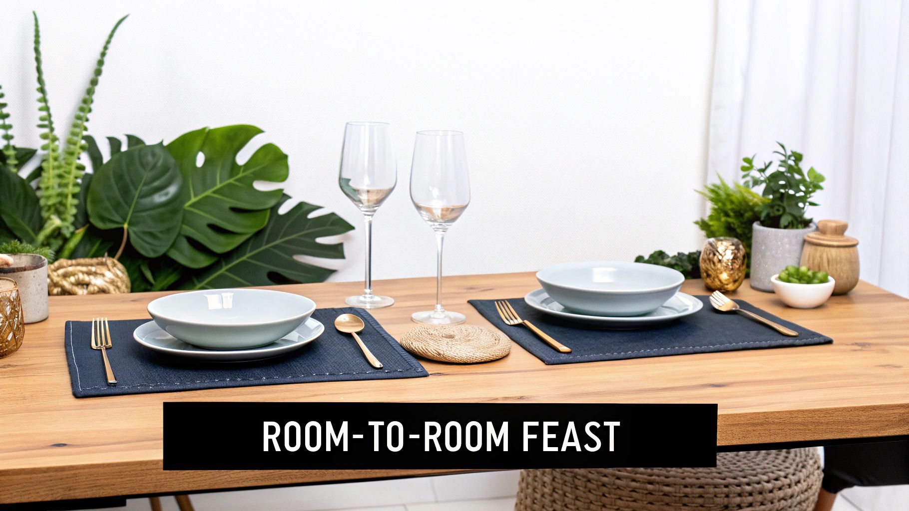 Progressive Dinner Through Different Rooms