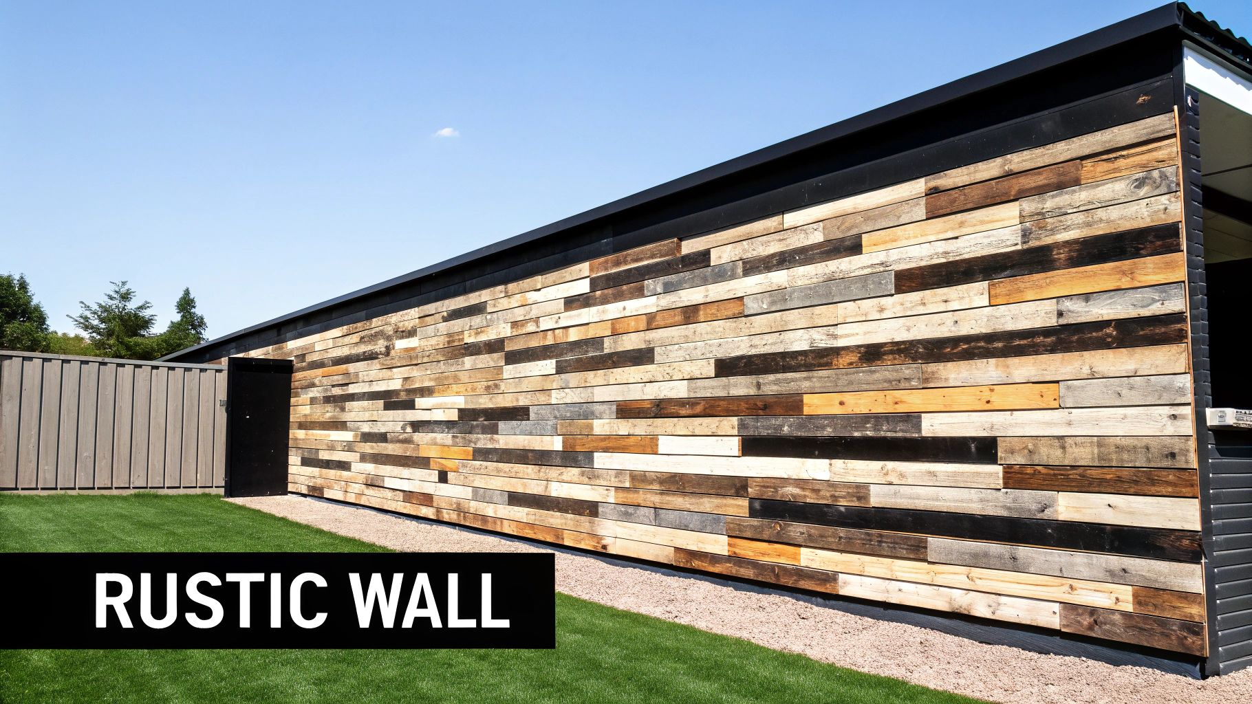 Pallet Wood Accent Wall
