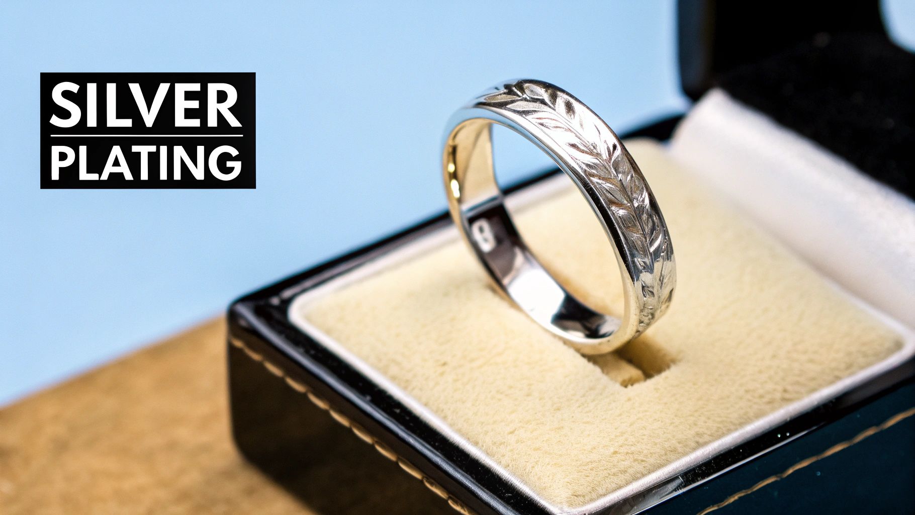 Silver plated rings tarnishing