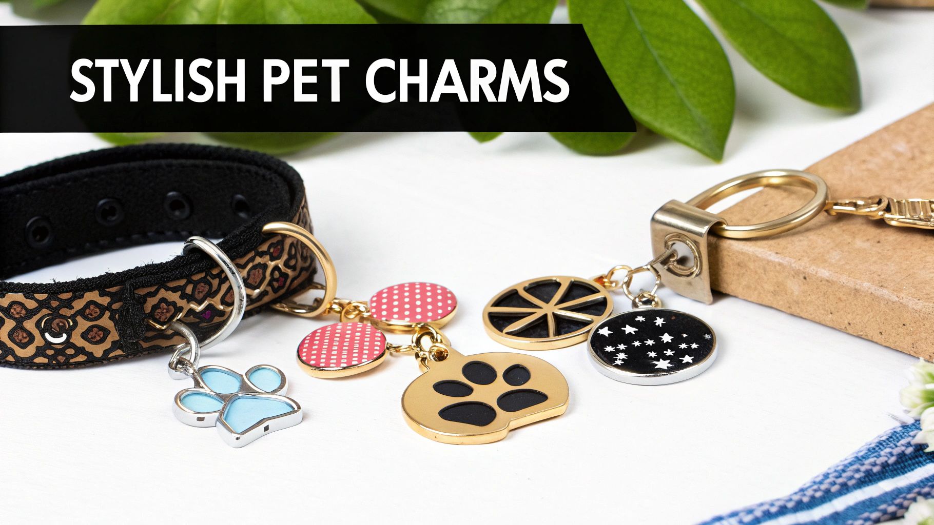 A silver necklace with a pet's paw print on it, held in someone's hand.