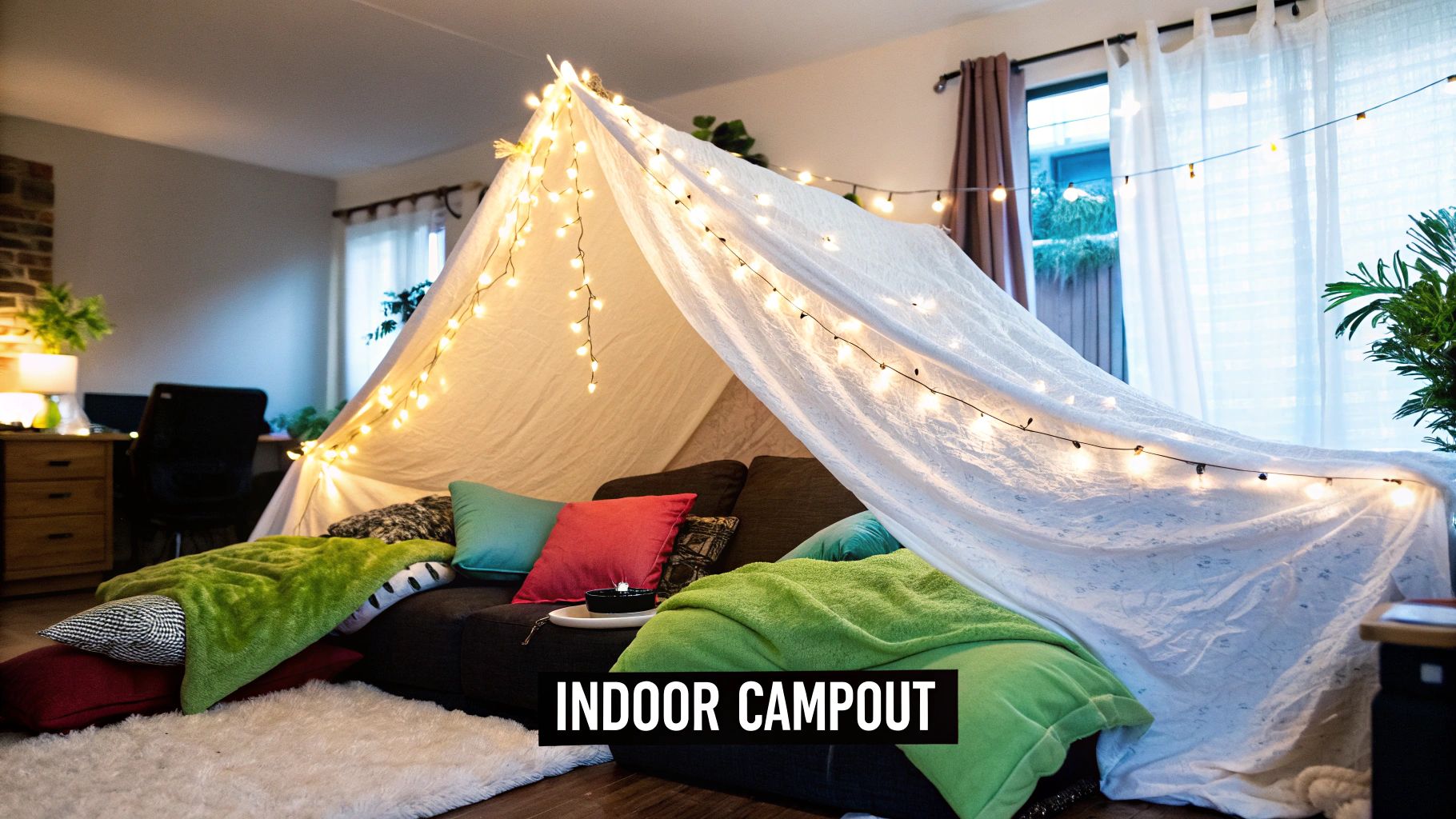 Living Room Campout with Storytelling