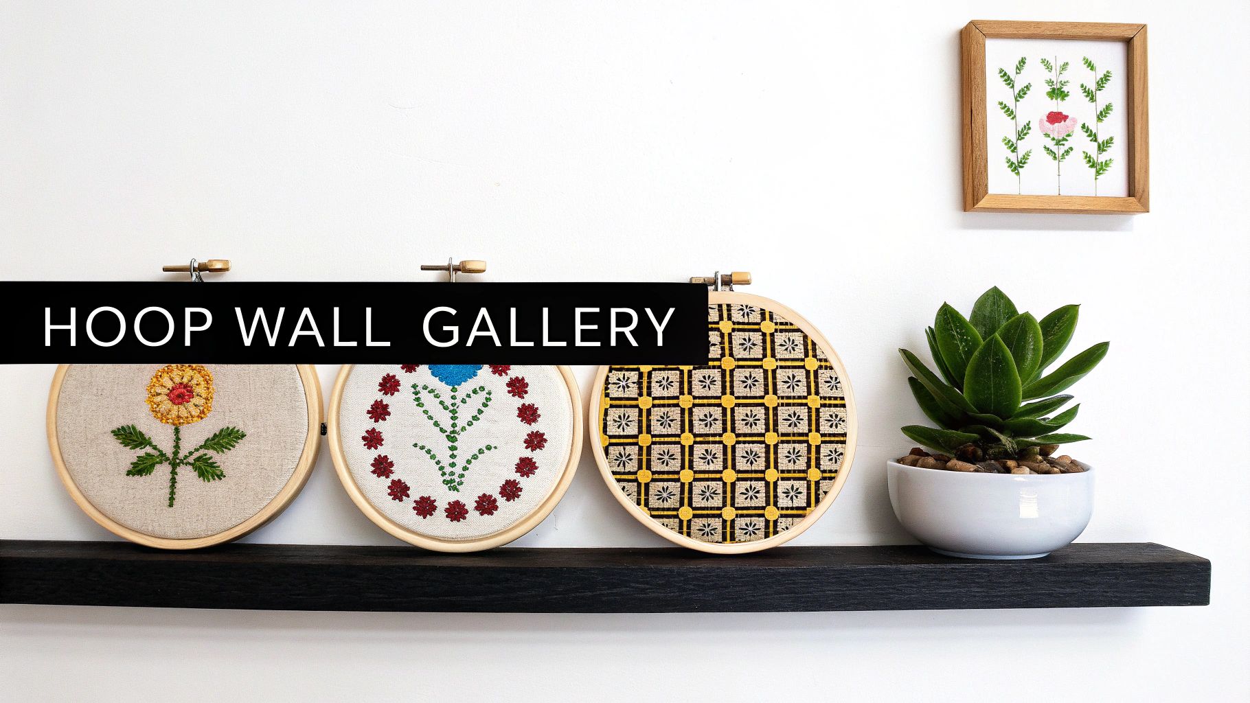 Hoop Art Display