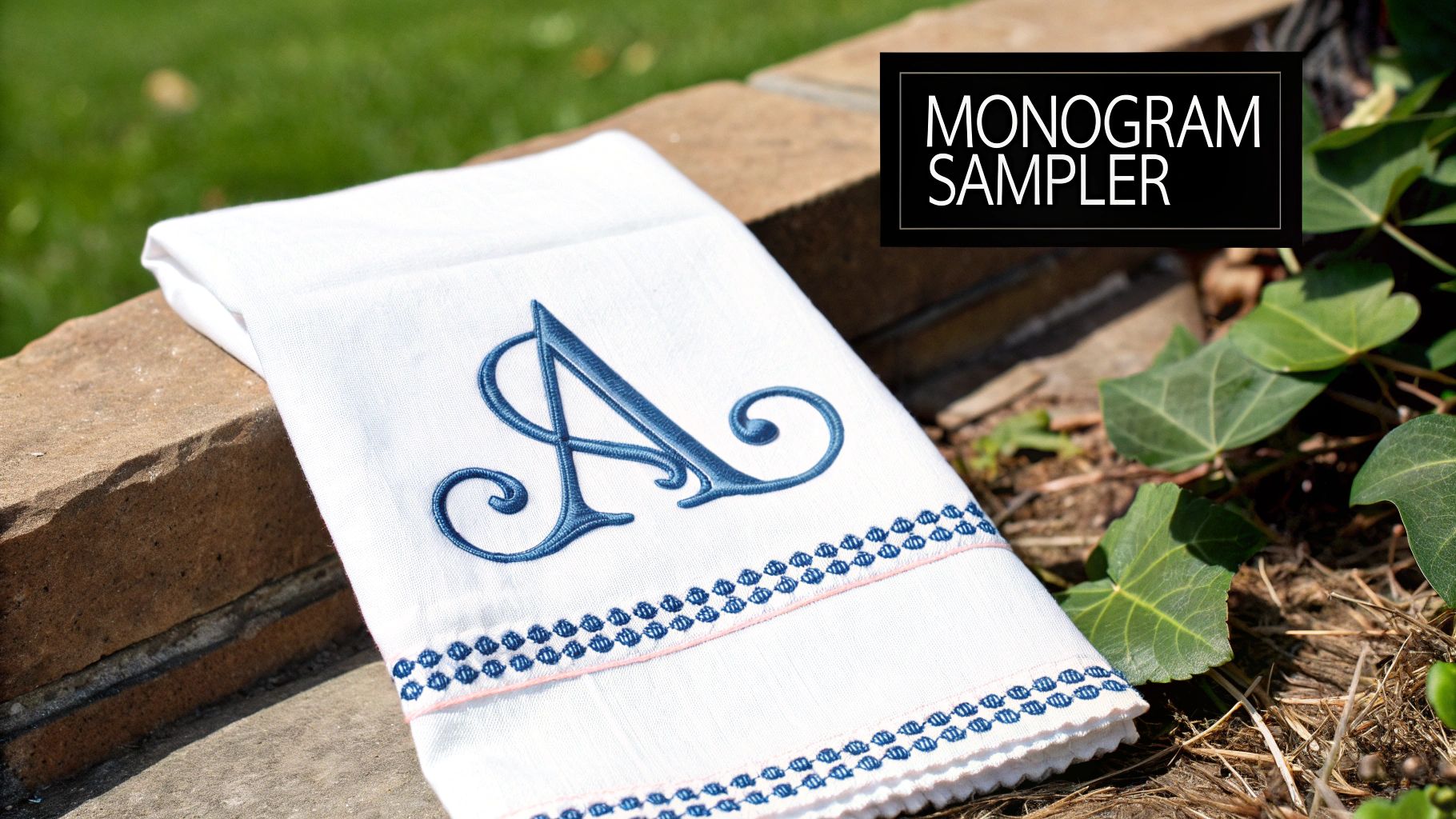 Monogram Alphabet Sampler