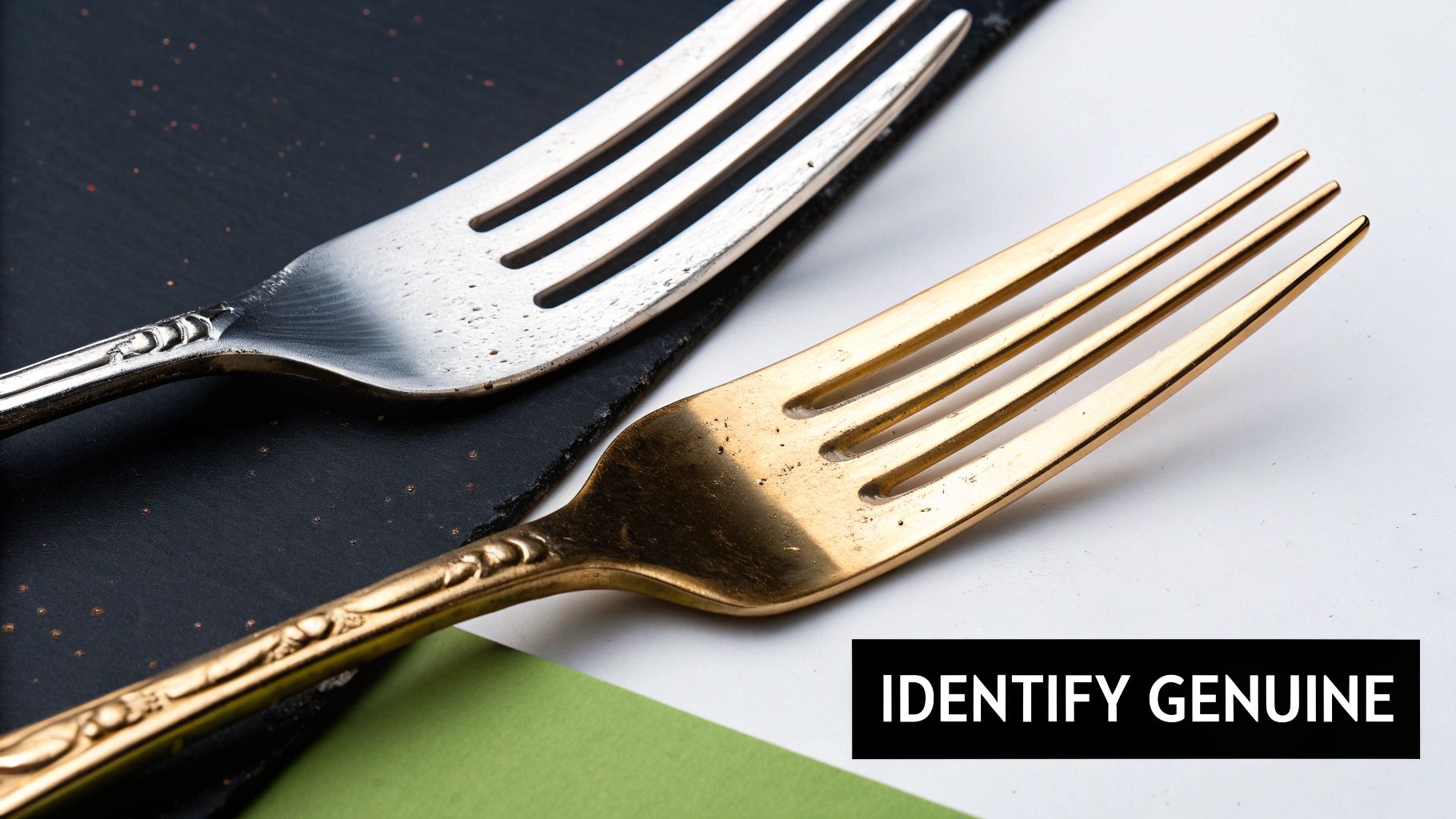 A collection of tarnished silverplate items, including a serving tray, teapot, and cutlery, hinting at their potential hidden value.