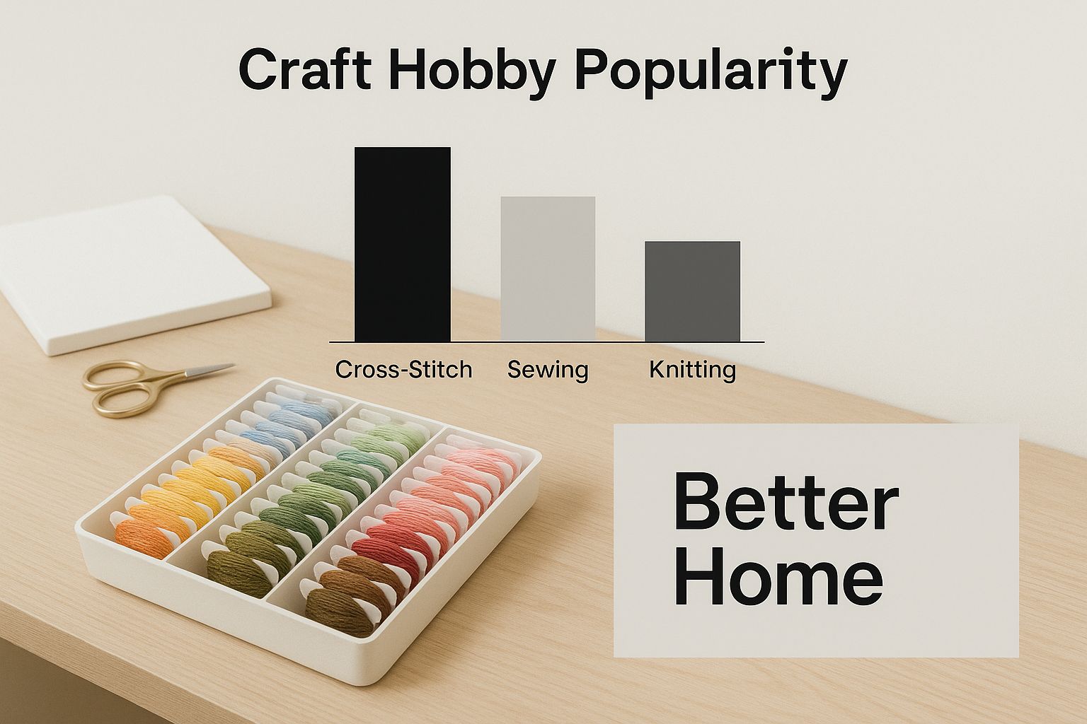 Infographic about cross stitch thread organiser