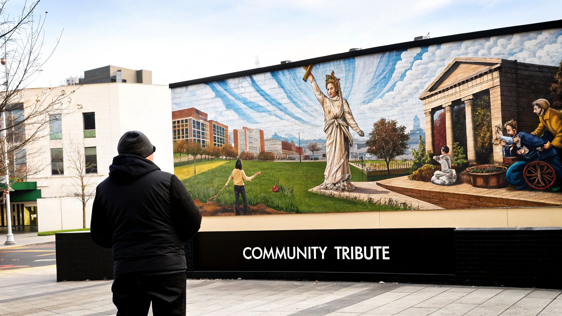Artistic Mural or Public Art Installation