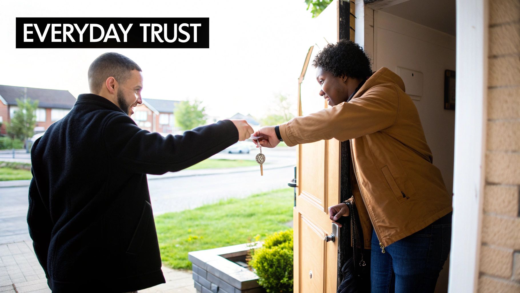 A couple holding hands while walking on a beach, symbolizing reliability and partnership.