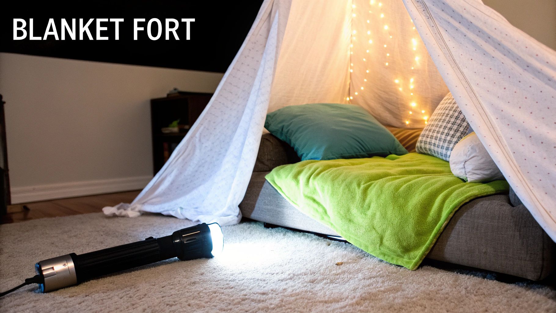 Indoor Camping and Blanket Forts